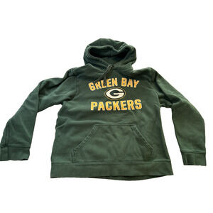 Fanatics Greenbay Packers Green LRG Hoodie/Sweatshirt Logo NFL Football Sports